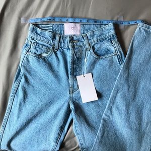Revice Denim Mom Jeans Tommy Wash Size 25x30 NWT